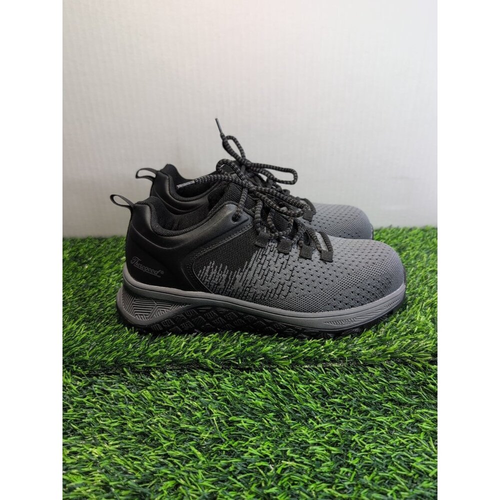 Thorogood Womens AST Low Safety Toe Work Shoe Size 8.5W  Grey Lace Up Sneaker